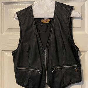 Harley-Davidson Black Leather Vest